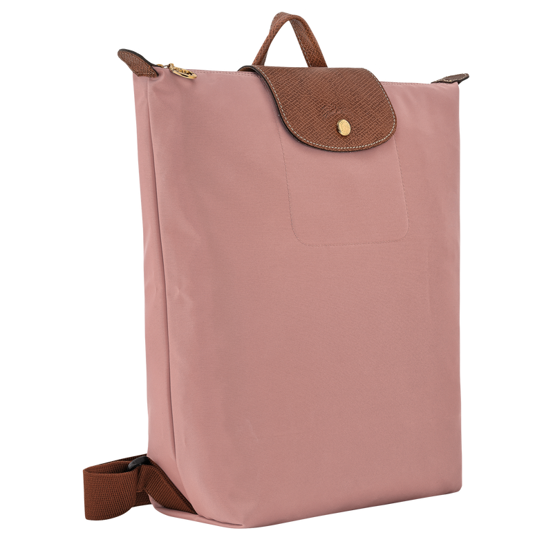 Le Pliage Original M 双肩背包 , 茶粉色 - 再生帆布  - 查看 3 7