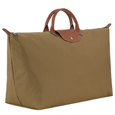 Le Pliage Original XL Travel bag , Olive - Recycled canvas