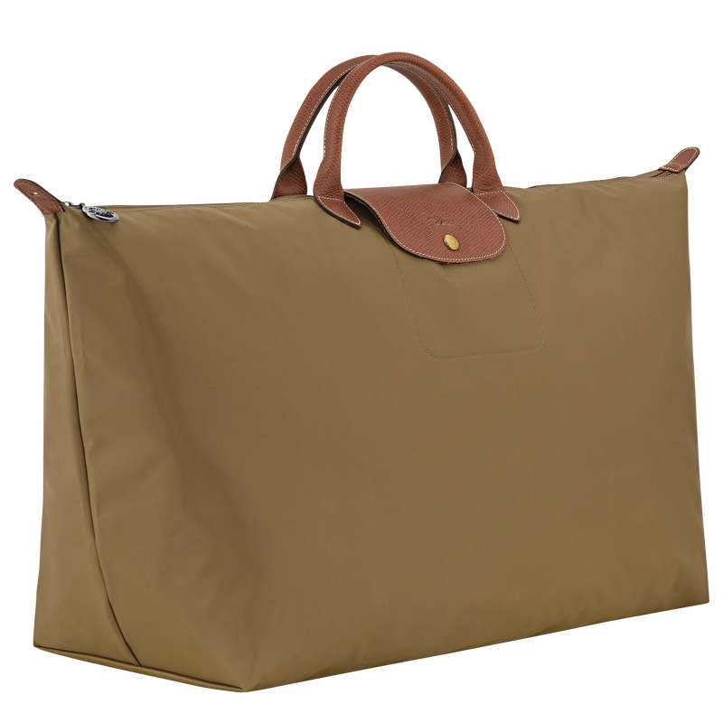 Le Pliage Original XL Travel bag , Olive - Recycled canvas  - View 2 of  6