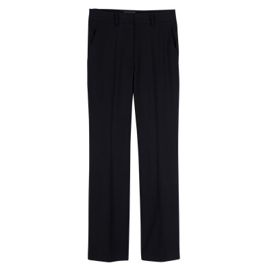 长裤 , 海军蓝色 - 法兰绒