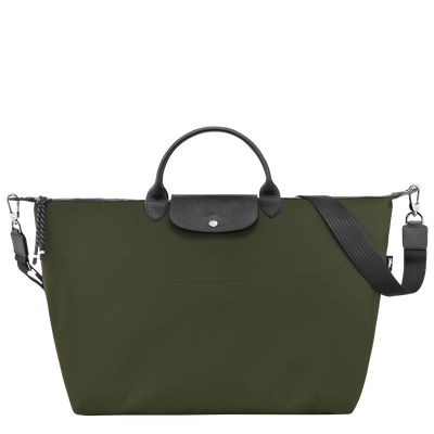 Le Pliage Energy L 旅行包 , 卡其色 - 再生帆布