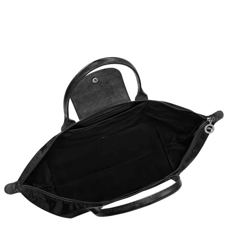 Le Pliage One L Handbag , Black - Canvas  - View 5 of  8