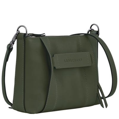 Longchamp 3D 斜挎包 S, 卡其色