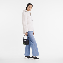 Roseau Essential S Bucket bag , Black - Canvas