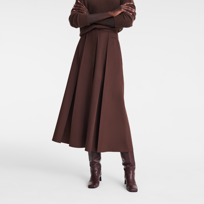 null 中长半身裙, 乌木色