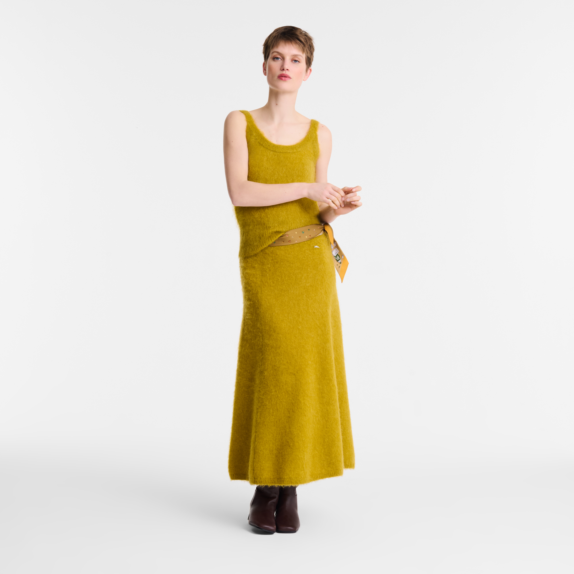 Midi skirt, Nutmeg - View 2 of
5 - zoom in null Midi skirt, Nutmeg