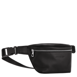 Le Foulonné Belt bag , Black - Leather