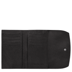 Le Roseau 紧凑型钱包 , 黑色 - 皮革