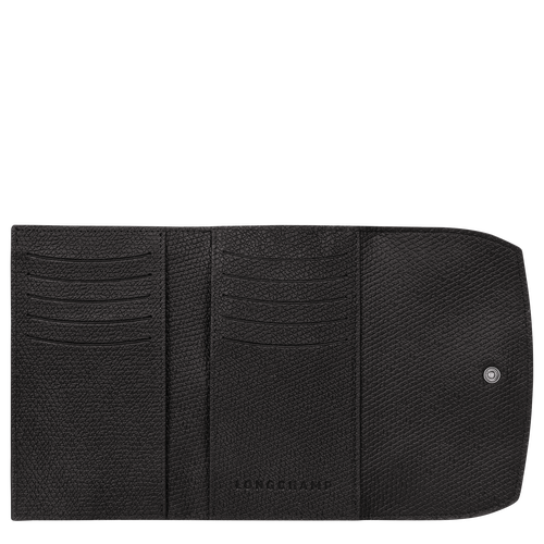 Roseau Wallet , Black - Leather - View 2 of  3