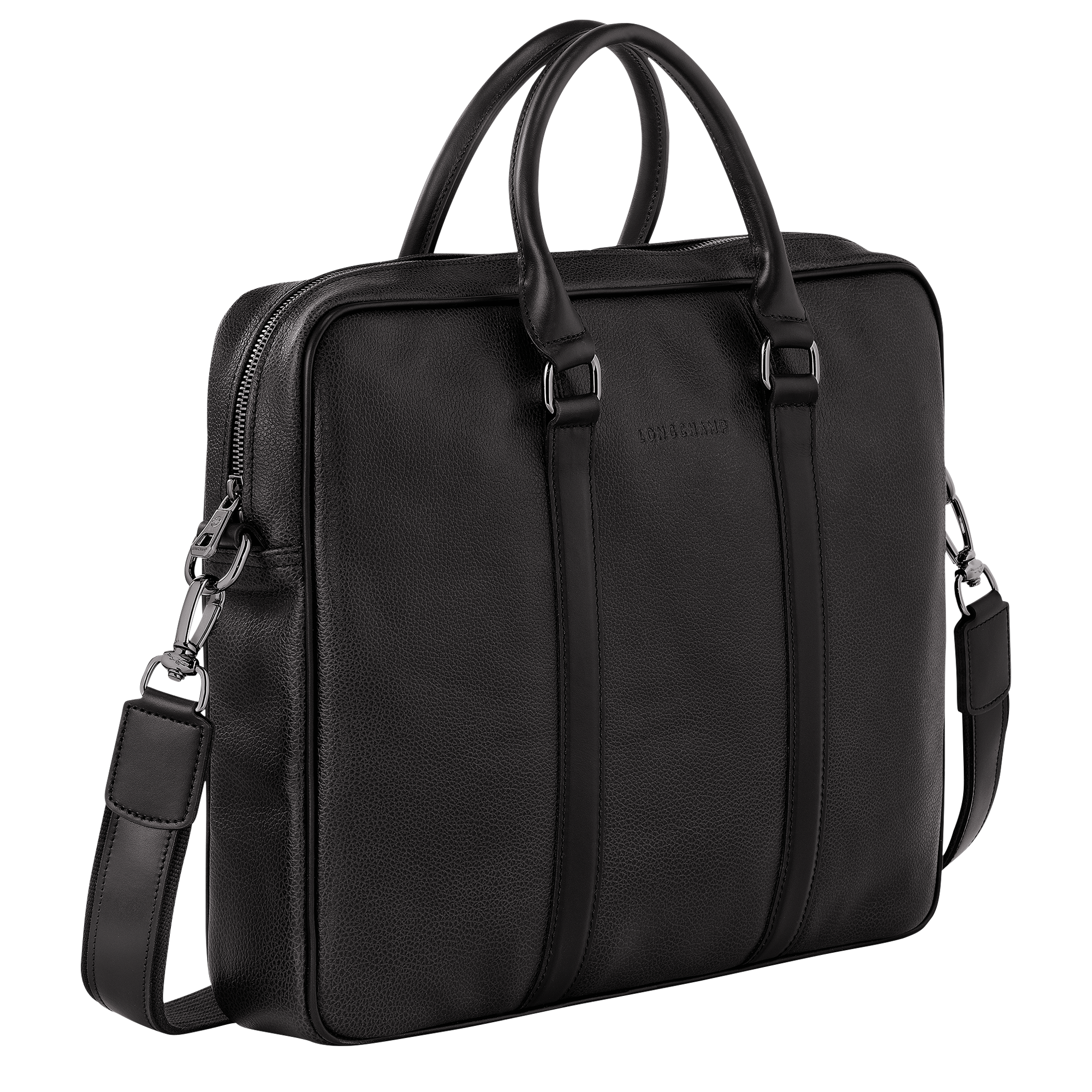 公文包 S, 黑色 - 查看 3
        5 - 放大 Le Foulonné 系列 公文包 S, 黑色