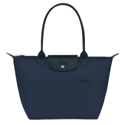 Le Pliage Green M 小号单肩包 , 海军蓝色 - 再生帆布