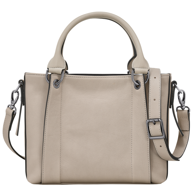 Longchamp 3D S 手提包 , 土褐色 - 皮革  - 查看 4 5