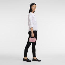 Le Pliage Green 化妆包 , 粉红色 - 再生帆布