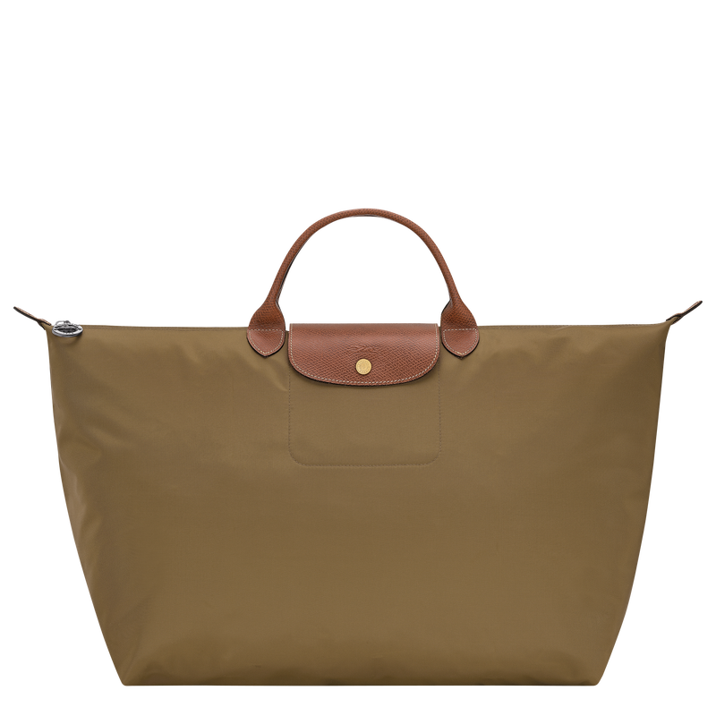 Le Pliage Original L Travel bag , Olive - Recycled canvas  - View 1 of  6