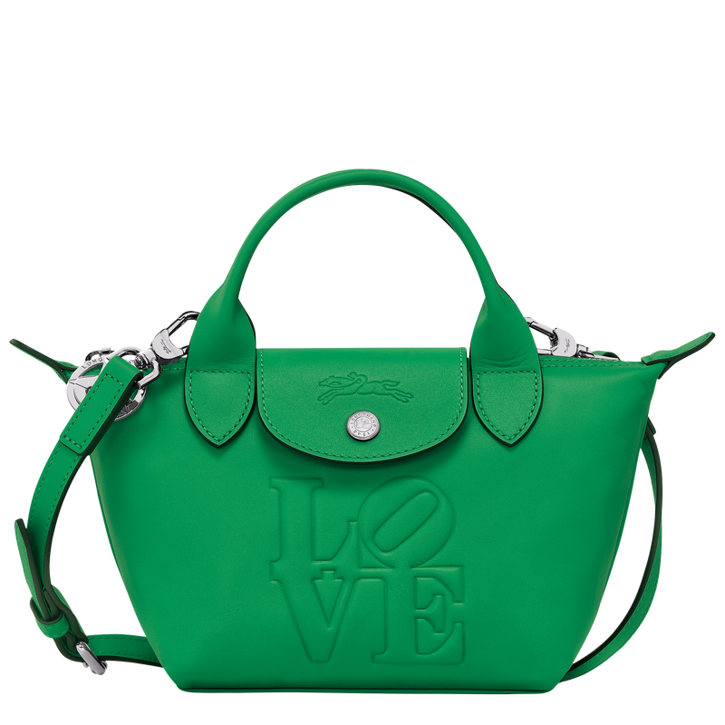 Longchamp x Robert Indiana XS 手提包 , 绿色 - 皮革  - 查看 1 5
