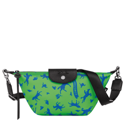 Le Pliage 系列 XS 斜挎包 , 草坪绿 - 帆布