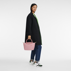 Le Pliage Green S 小号手提包 , 粉红色 - 再生帆布