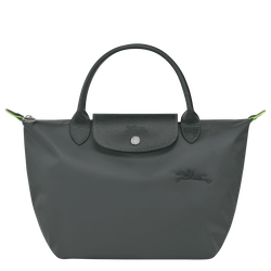 Le Pliage Green S Handbag , Graphite - Recycled canvas