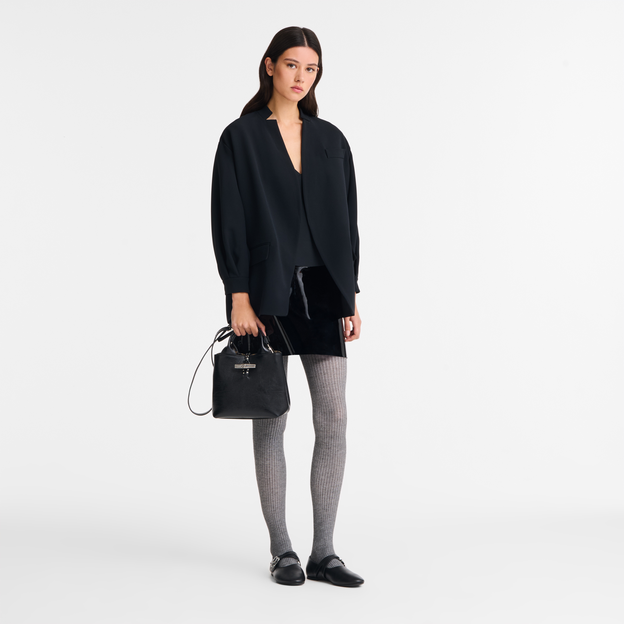 Handbag S, Black - View 2 of
3 - zoom in Le Roseau Handbag S, Black