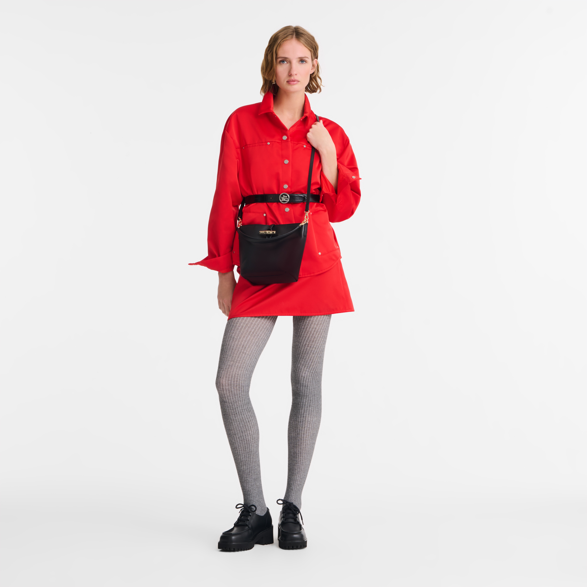 Bucket bag XS, Black - View 2 of
5 - zoom in Le Roseau Bucket bag XS, Black