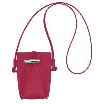 Le Roseau Phone case , Beetroot - Leather