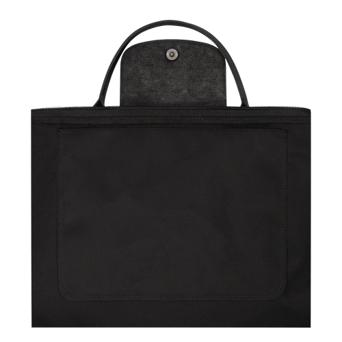 Le Pliage Energy L Handbag , Black - Recycled canvas - View 5 of  6