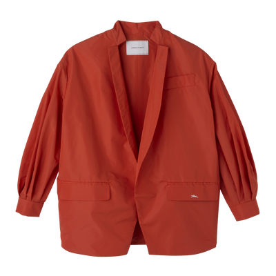 Kimono jacket , Tomato - Technical taffeta