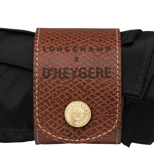 Longchamp X D'heygere 雨伞, 黑色