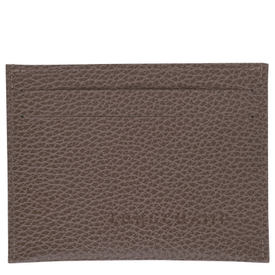 Le Foulonn&eacute; 卡夹 , 褐灰色 - 皮革