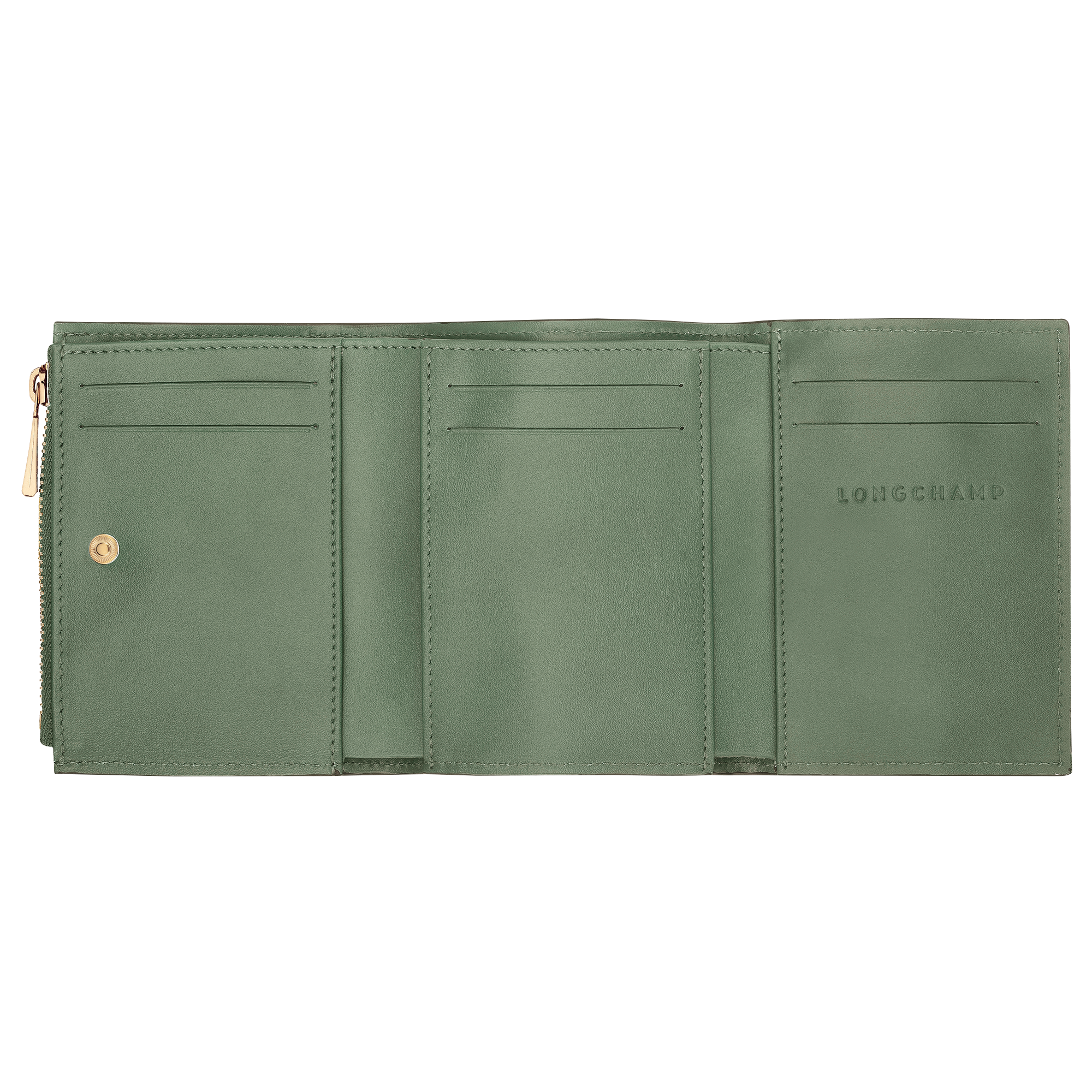 Compact wallet, Oregano - View 3 of
3 - zoom in Épure Compact wallet, Oregano