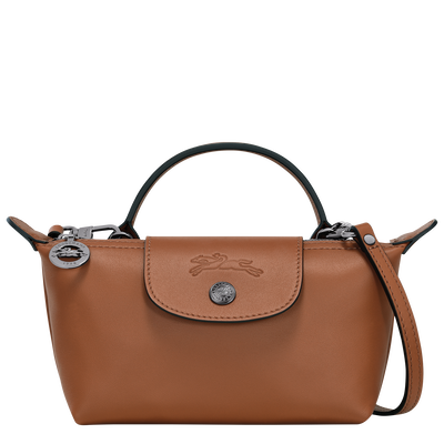 Le Pliage Xtra XS Pouch , Cognac - Leather