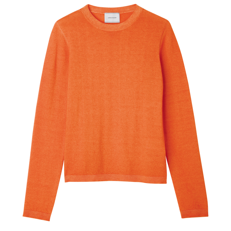 毛衣 , 橘色 - 针织  - 查看 1 3