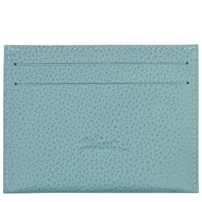Le Foulonné Card holder , Eucalyptus - Leather