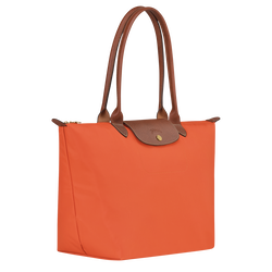 Le Pliage Original L 大号单肩包 , 橘色 - 再生帆布