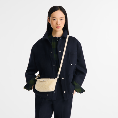 Le Pliage Xtra XS 手拿包 , 象牙白 - 皮革