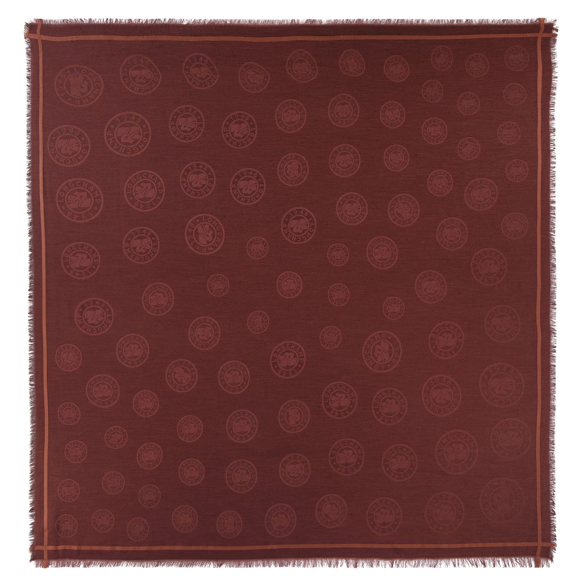 披肩, 勃艮第色 - 查看 1
        2 - 放大 Longchamp奖章 披肩, 勃艮第色