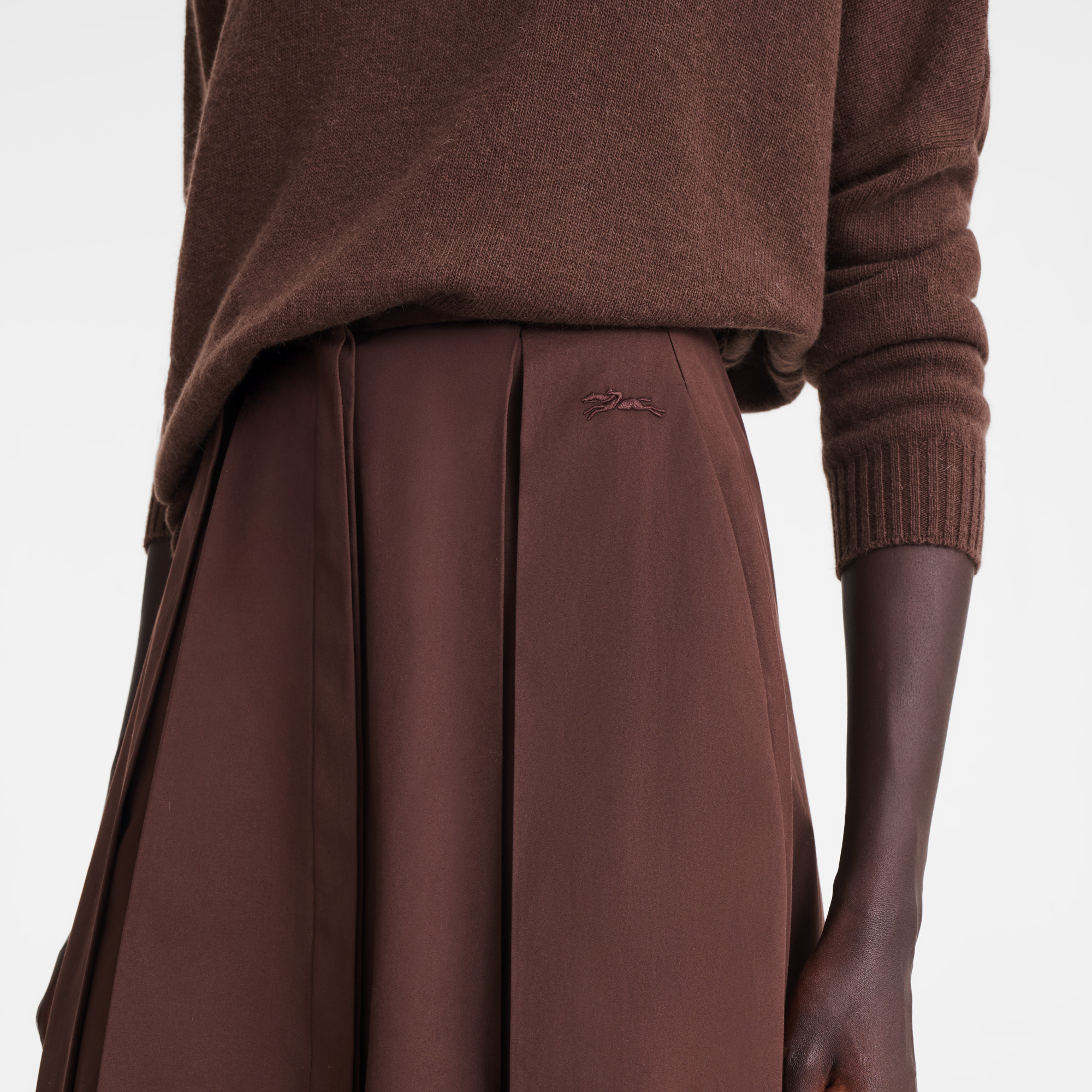 null 中长半身裙, 乌木色