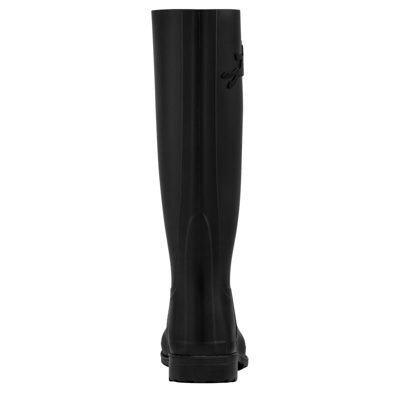 Longchamp骏马 平底靴 , 黑色 - PVC  - 查看 3 3