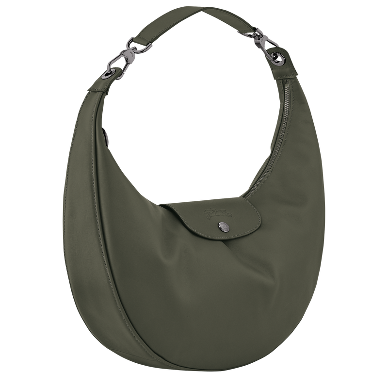 Le Pliage Xtra L 单肩包 , 冷杉色 - 皮革  - 查看 3 6