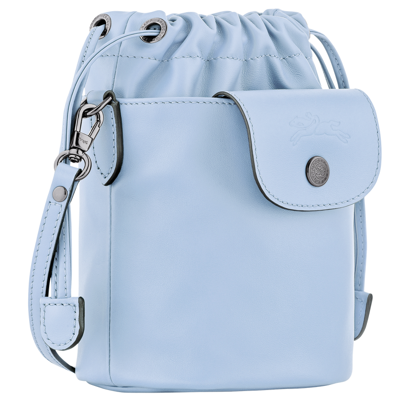 Le Pliage Xtra XS Bucket bag , Wave - Leather  - View 2 of  5