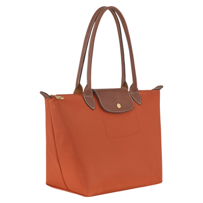 Le Pliage Original M 托特包 , 砖红色 - 再生帆布