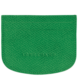 Épure Card holder , Green - Leather