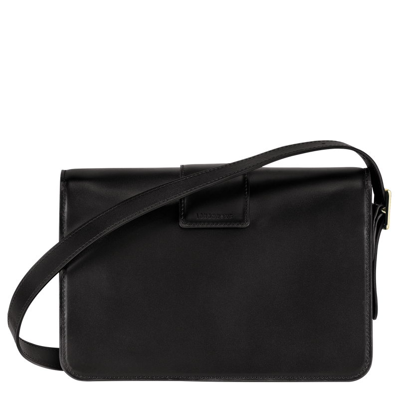 Box-Trot M Crossbody bag , Black - Leather  - View 4 of  6