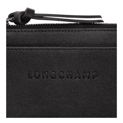 Longchamp 3D Card holder , Black - Leather - View 4 of  4
