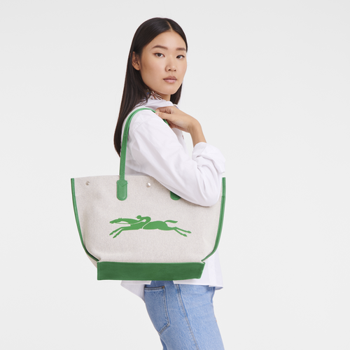 Essential L L 号购物袋 , 绿色 - 帆布 - 查看 2 7