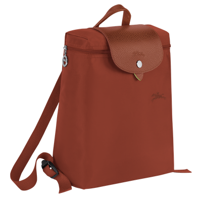 Le Pliage Green M 双肩背包 , 栗子色 - 再生帆布