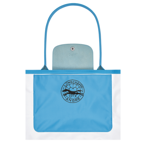 Longchamp x André L 号购物袋, 蓝色