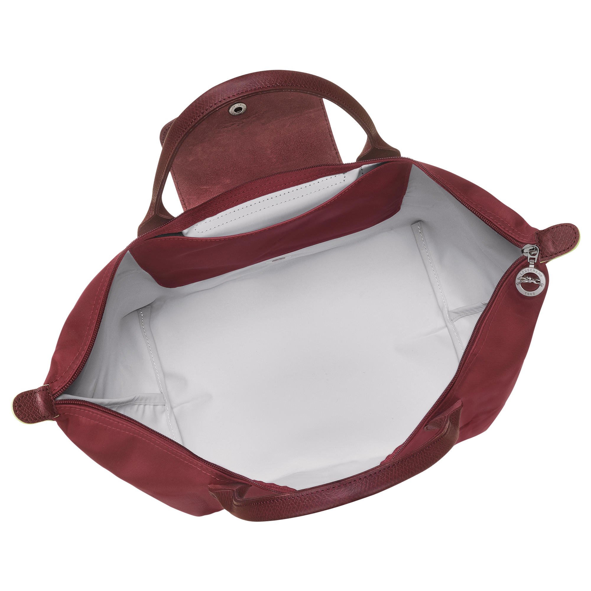 Le Pliage Green Handbag M, Pomegranate