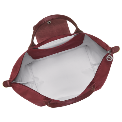 Le Pliage Green Handbag M, Pomegranate