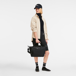 Le Pliage Energy L 中号手提包 , 黑色 - 再生帆布
